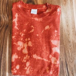 Red Bleached Shirt